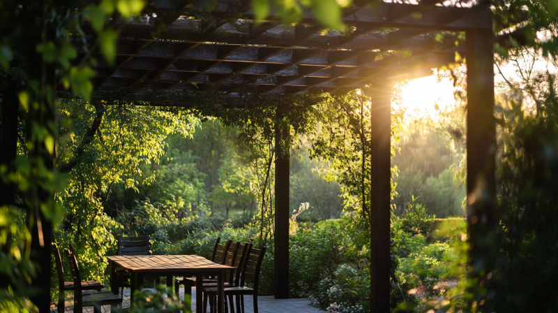 Pergolado em Madeira Plástica: Beleza e Sustentabilidade para a sua área externa