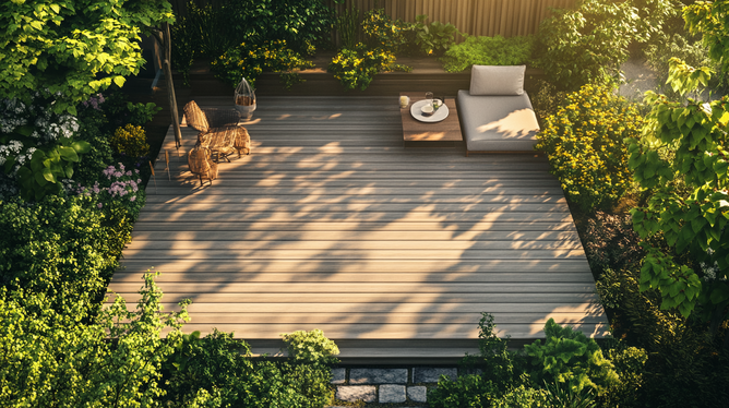 Deck plástico imitando madeira: a escolha ideal