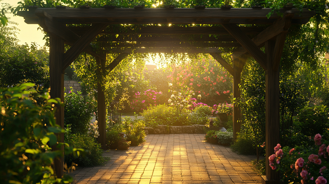 Pergolado de Madeira Plástica: Durabilidade e Estilo