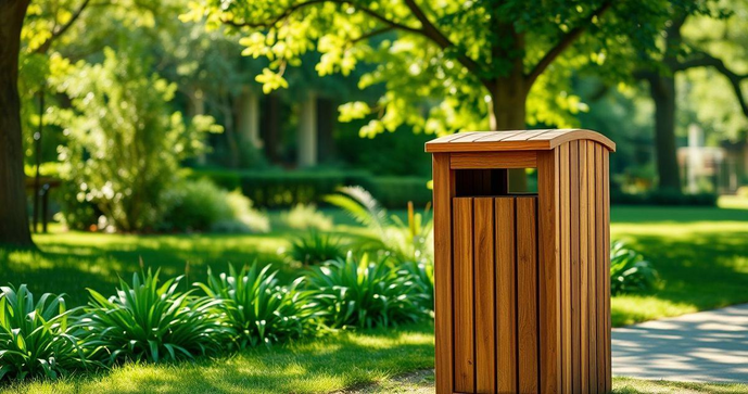 Lixeira Ecológica de Madeira Plástica: Uma Ideia Sustentável para o Seu Espaço