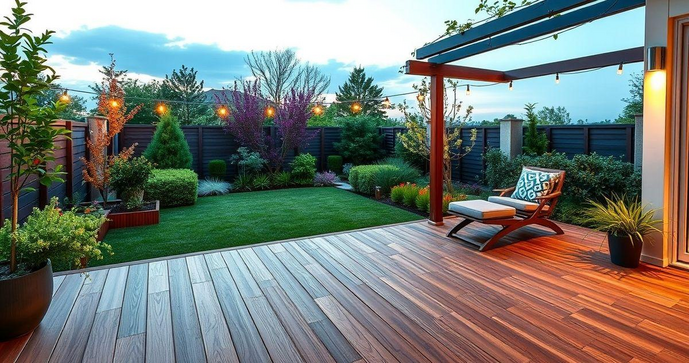 Deck em Plástico Imitando Madeira Transforma Seu Espaço Externo