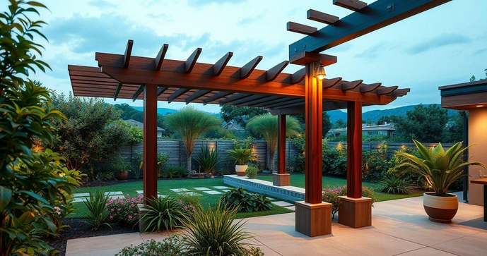 Pergolado de madeira plástica é a solução ideal para transformar seu espaço externo com estilo e durabilidade