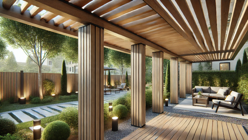 Descubra as vantagens incríveis do pergolado de madeira plástica: beleza e sustentabilidade juntas!