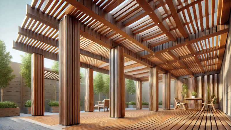 Pergolado em Madeira Plástica: Beleza e Sustentabilidade em um Único Produto